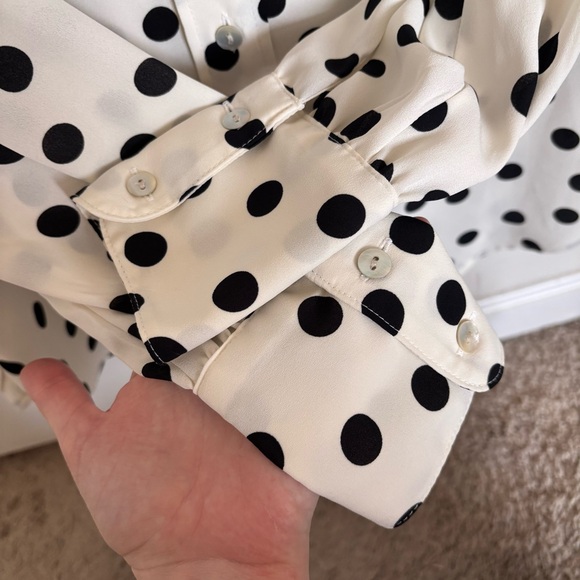 M&S Collection Polka Dot Shirt - Picture 6 of 10